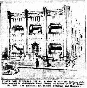 Illustration of Bulolo Flats - Courier Mail